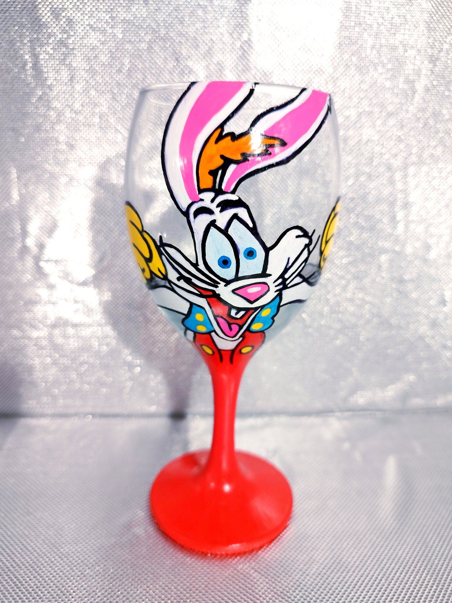 Roger Rabbit Couple Verre à Pied
