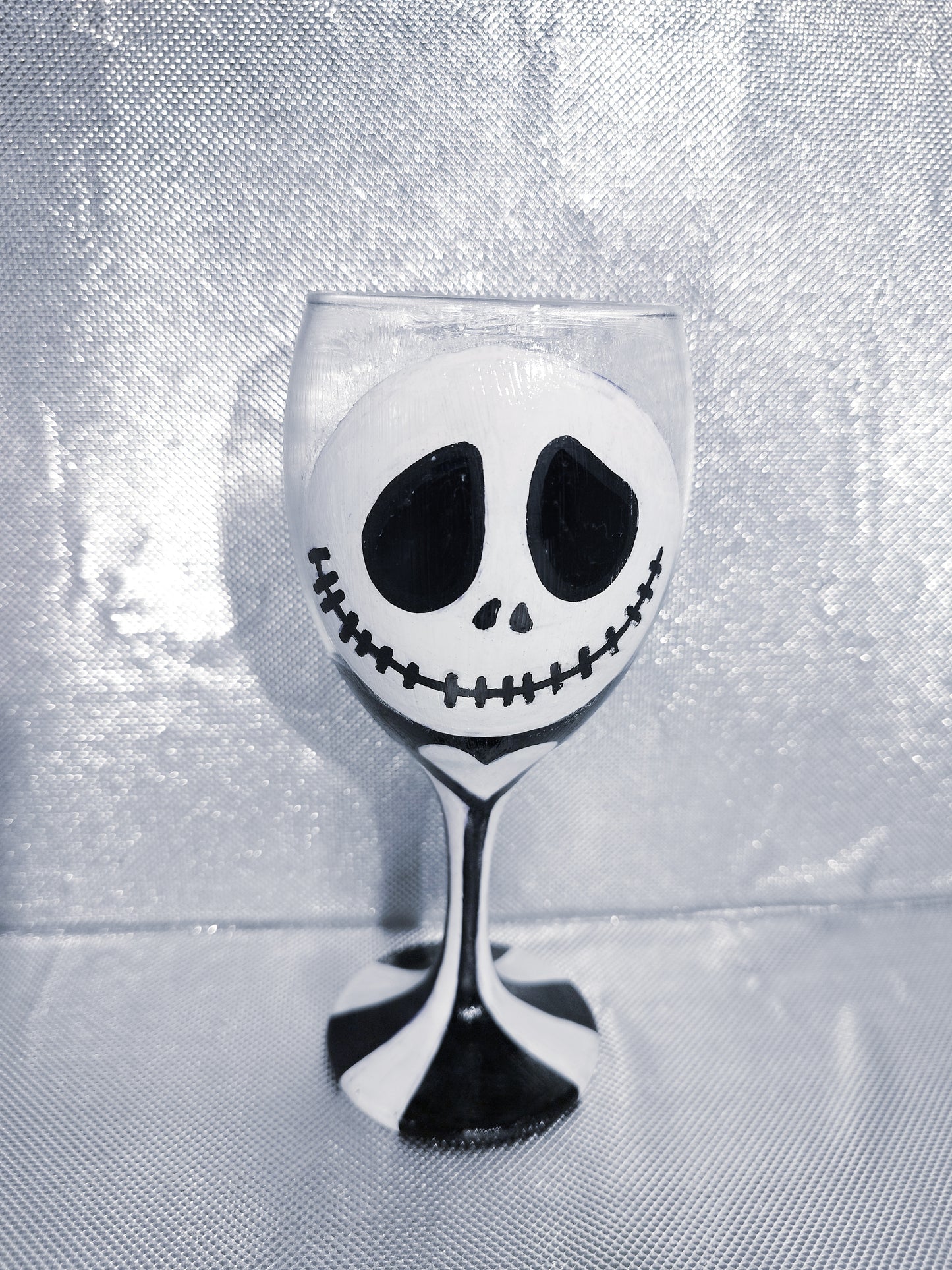 Jack et Sally Couple verre à pied