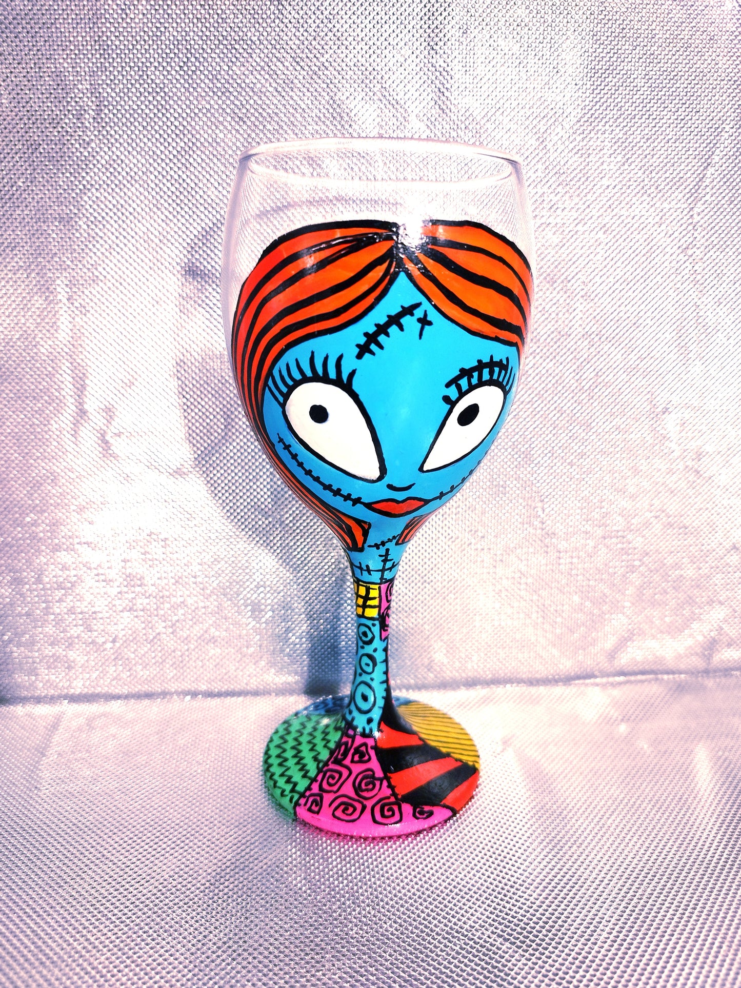 Jack et Sally Couple verre à pied