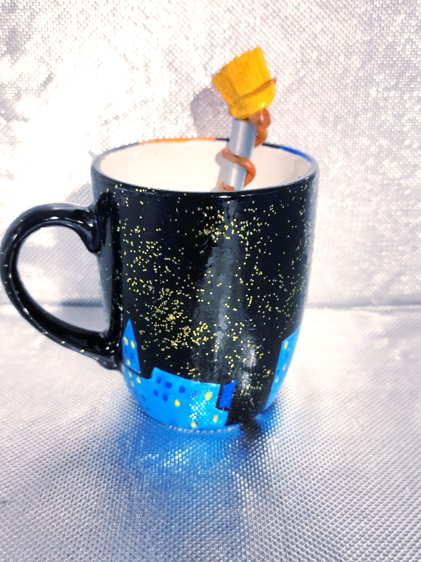 Samantha Ensemble Tasse et sa Cuillère Balais Magique