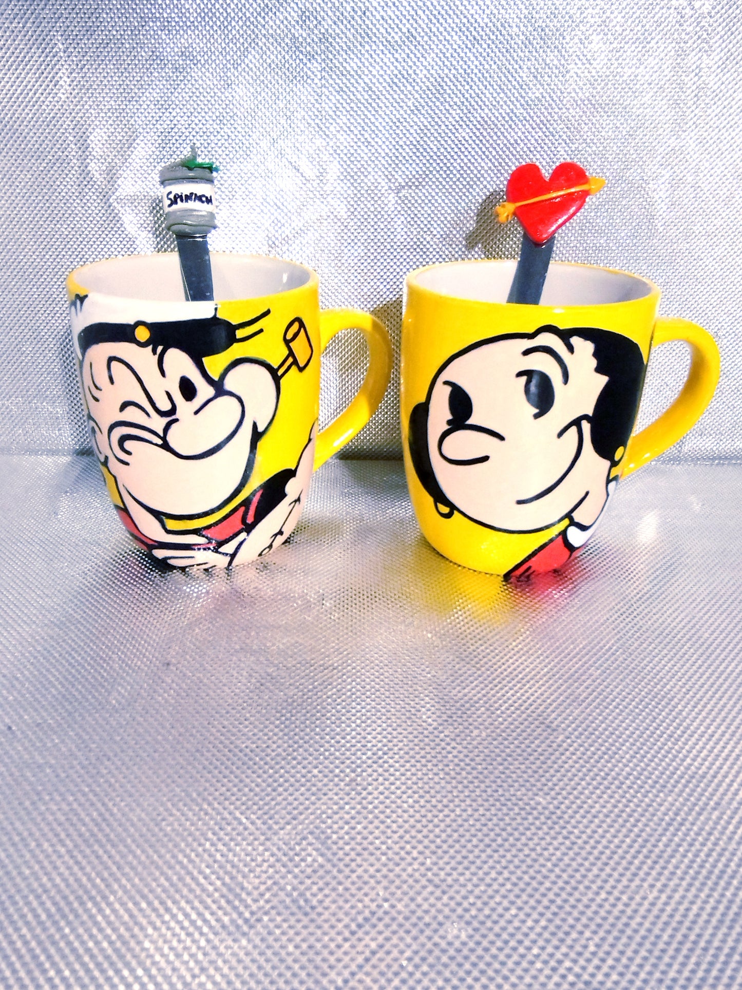 Popeye et Olive Couple de tasse