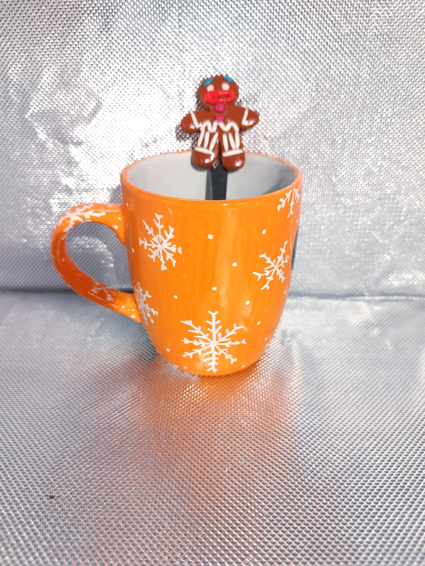 Bonhomme pain d'épice Ensemble Tasse et sa Cuillère Petit Bonhomme