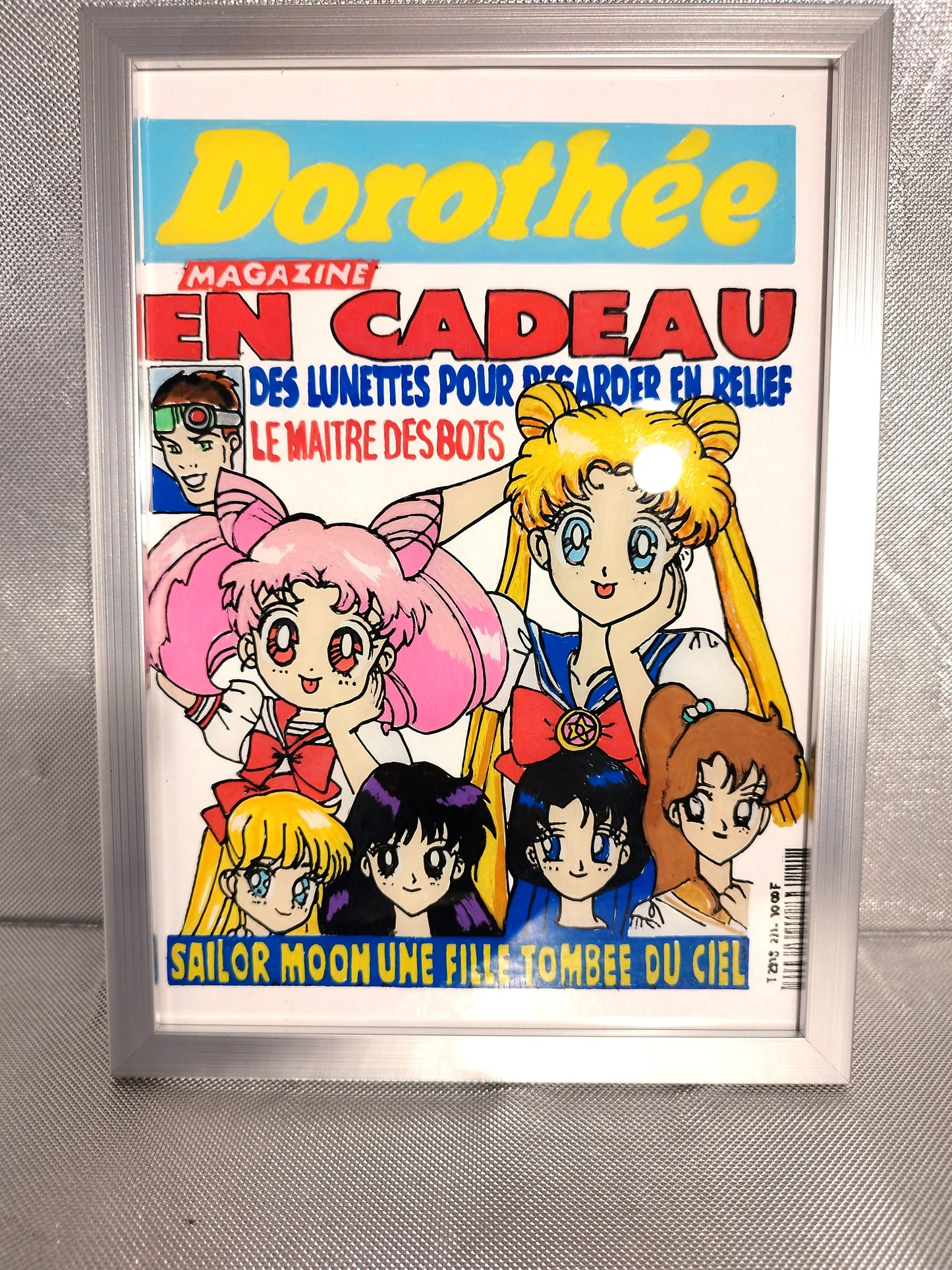 Club Dorothée Cadre en verre