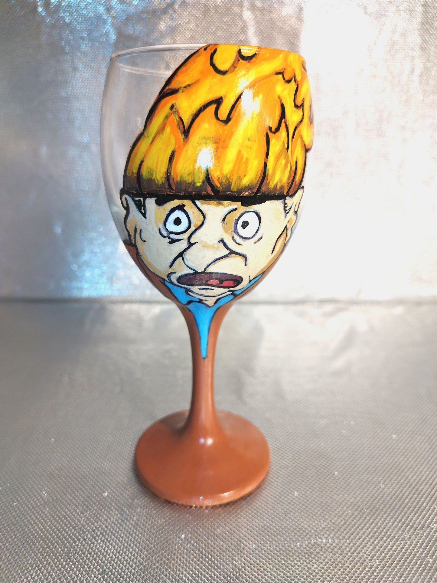 Lot de 3 verre à vin Maman j'ai raté l'avion