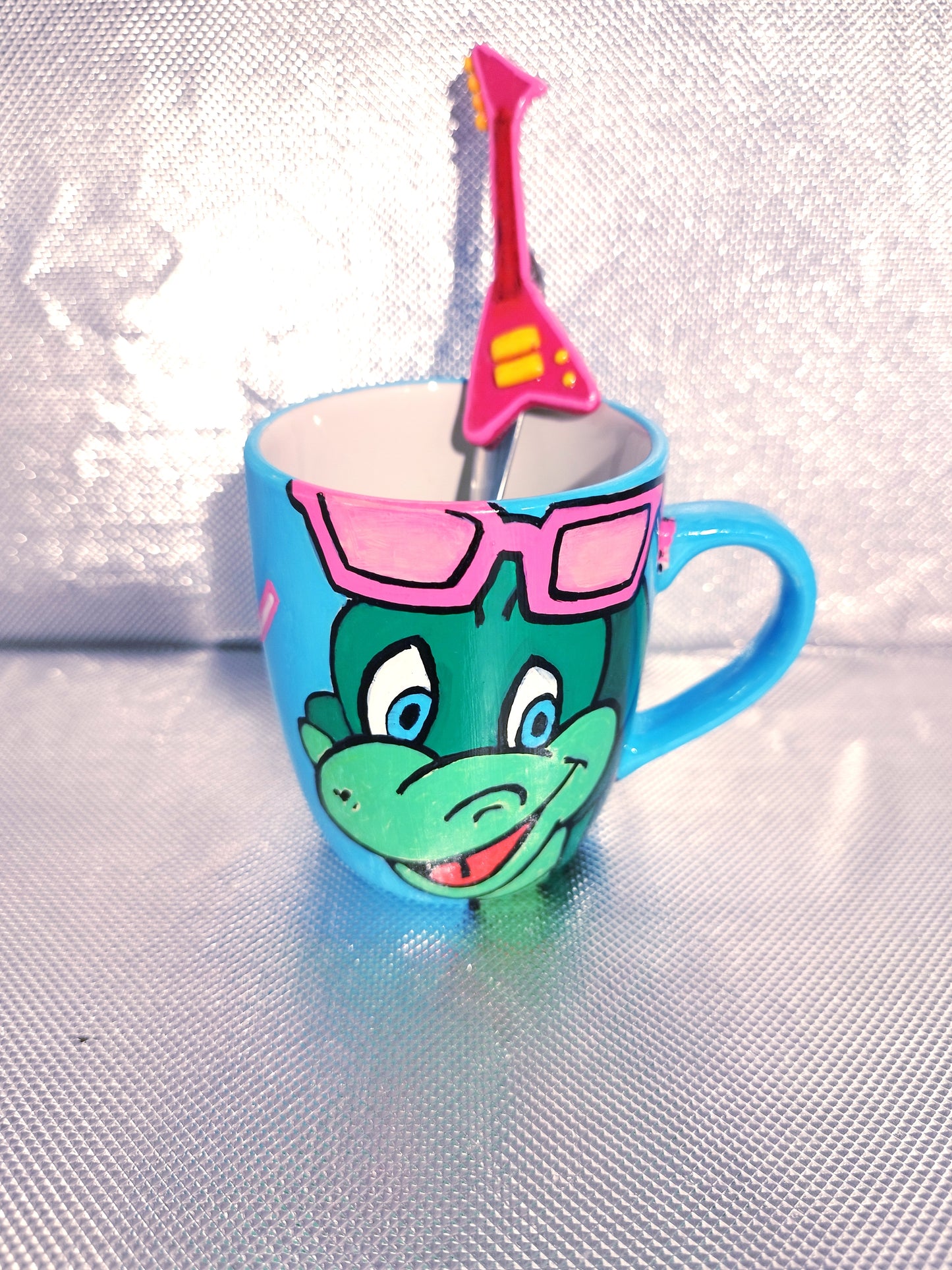 Dino Ensemble Tasse et sa Cuillère guitare