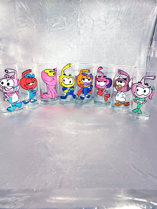 Snorkies Collection de 8 verres à Jus