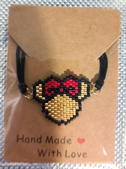 Minnie Or et Rouge Bracelet
