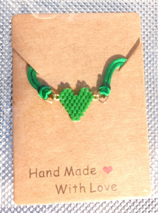 Coeur Vert Bracelet