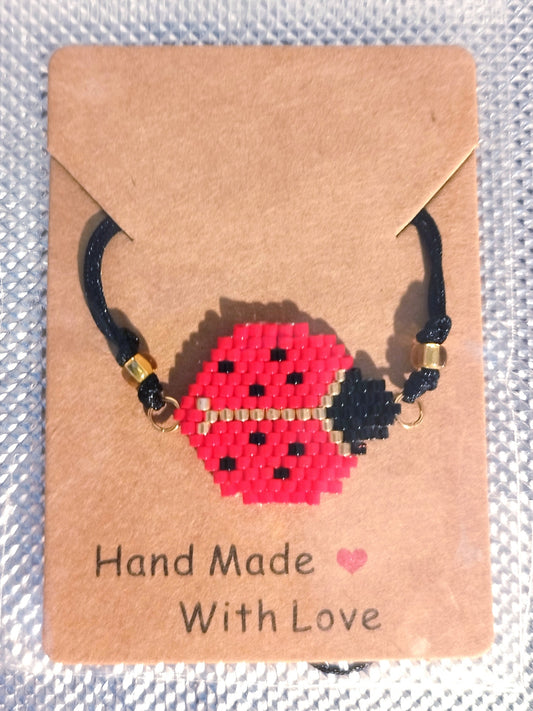 Coccinelle porte Bonheur Bracelet