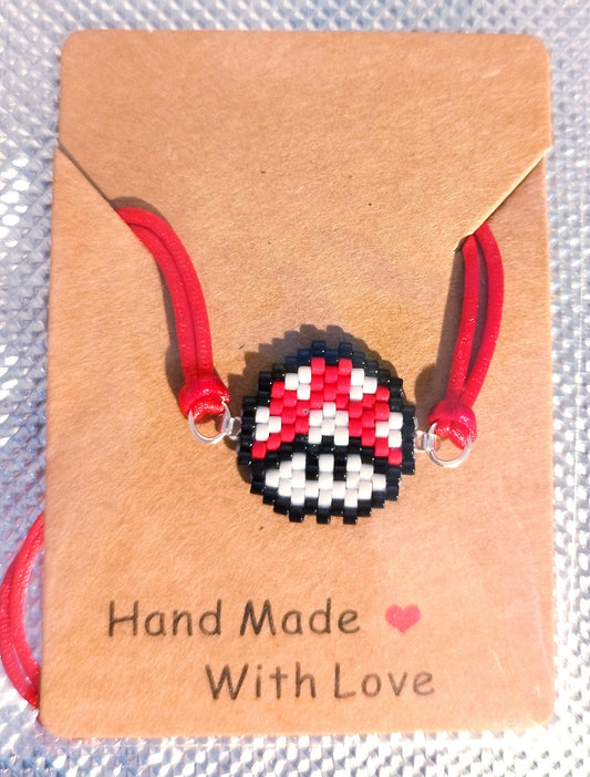 Champignon Rouge Bracelet
