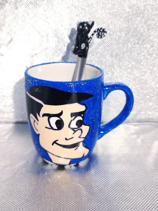 Jean-Pierre Ensemble Tasse et sa Cuillère chat