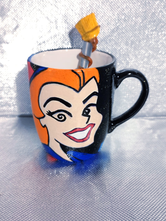 Samantha Ensemble Tasse et sa Cuillère Balais Magique