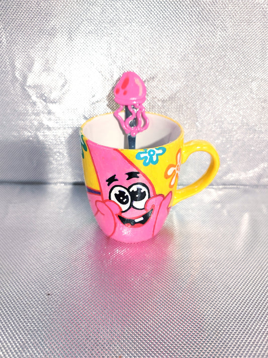 Patrick Ensemble Tasse et sa Cuillère meduse